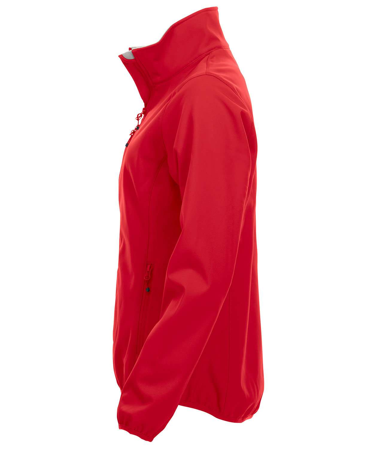 Clique Basic women's softshell jacket, Red