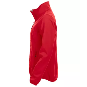Clique Basic women's softshell jacket, Red