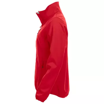 Clique Basic women's softshell jacket, Red