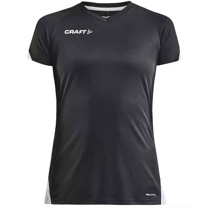 Craft Pro Control Impact Damen T-Shirt, Schwarz/Weiß, large image number 0