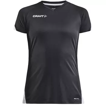 Craft Pro Control Impact dame T-skjorte, Svart/Hvit