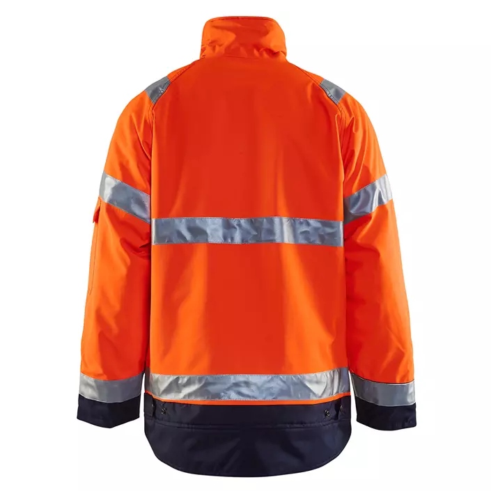 Blåkläder winter work jacket, Orange/Marine, large image number 1