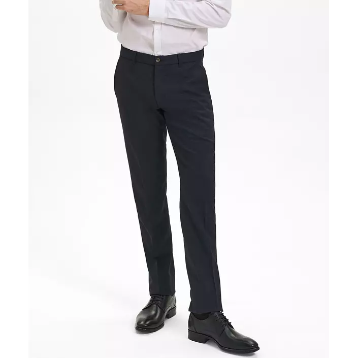 Sunwill Bistretch Fitted wool trousers, Navy, large image number 1