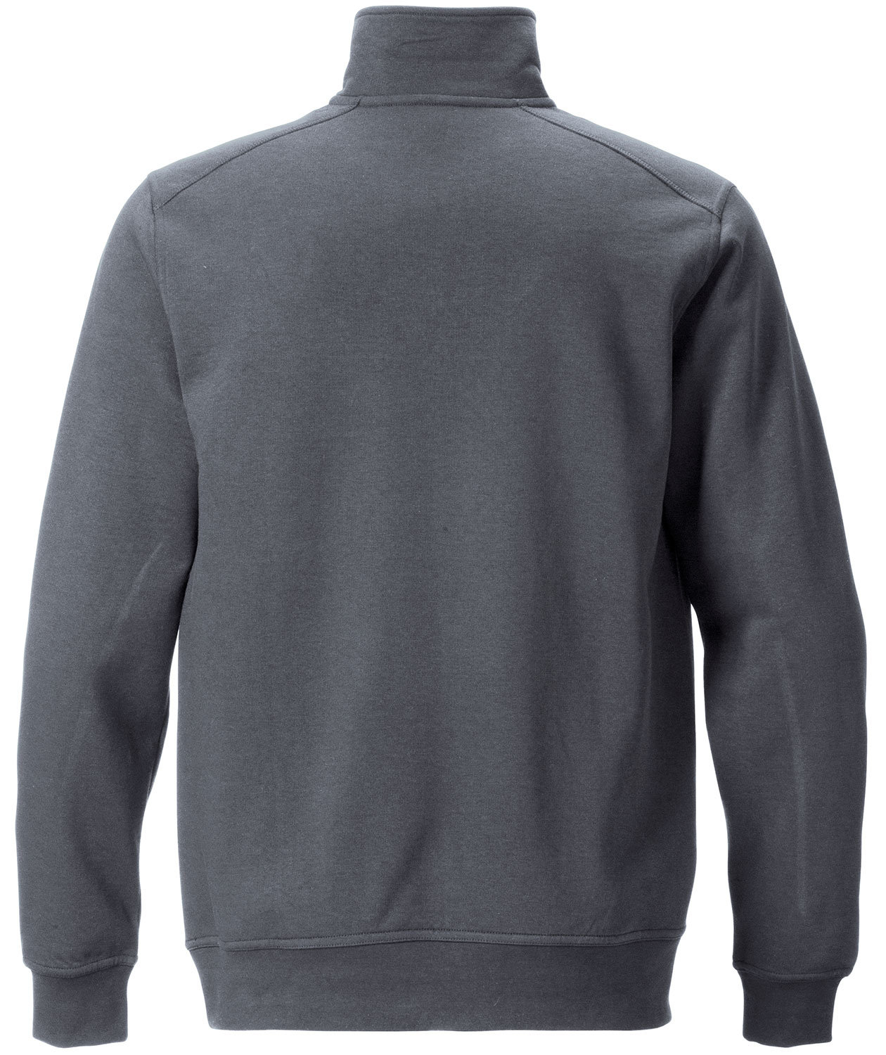 Fristads sweatshirt half zip 7607, Dark Grey, large image number 1