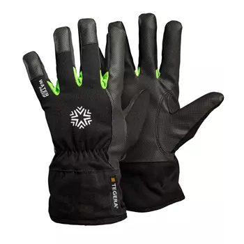 Tegera 519 winter work gloves, Black/Green