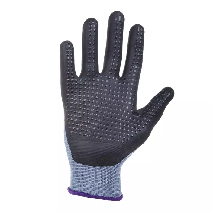 Kramp 1.007 work gloves with dots, Blue/Black, large image number 1