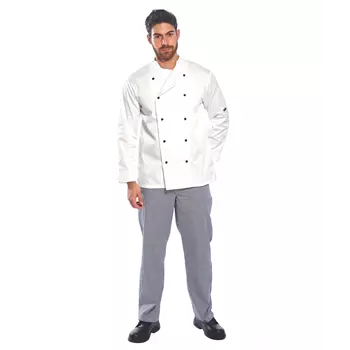 Portwest C834 chefs jacket, White