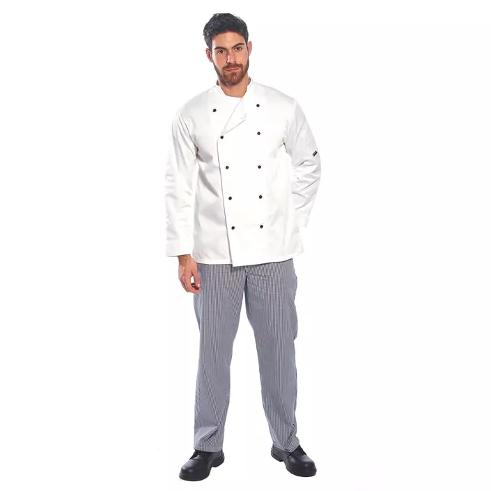 Portwest C834 chefs jacket, White, large image number 1