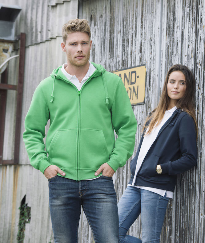 Clique Basic Hoody Full Zip hettegenser med glidel&aring;s, Eplegr&oslash;nn
