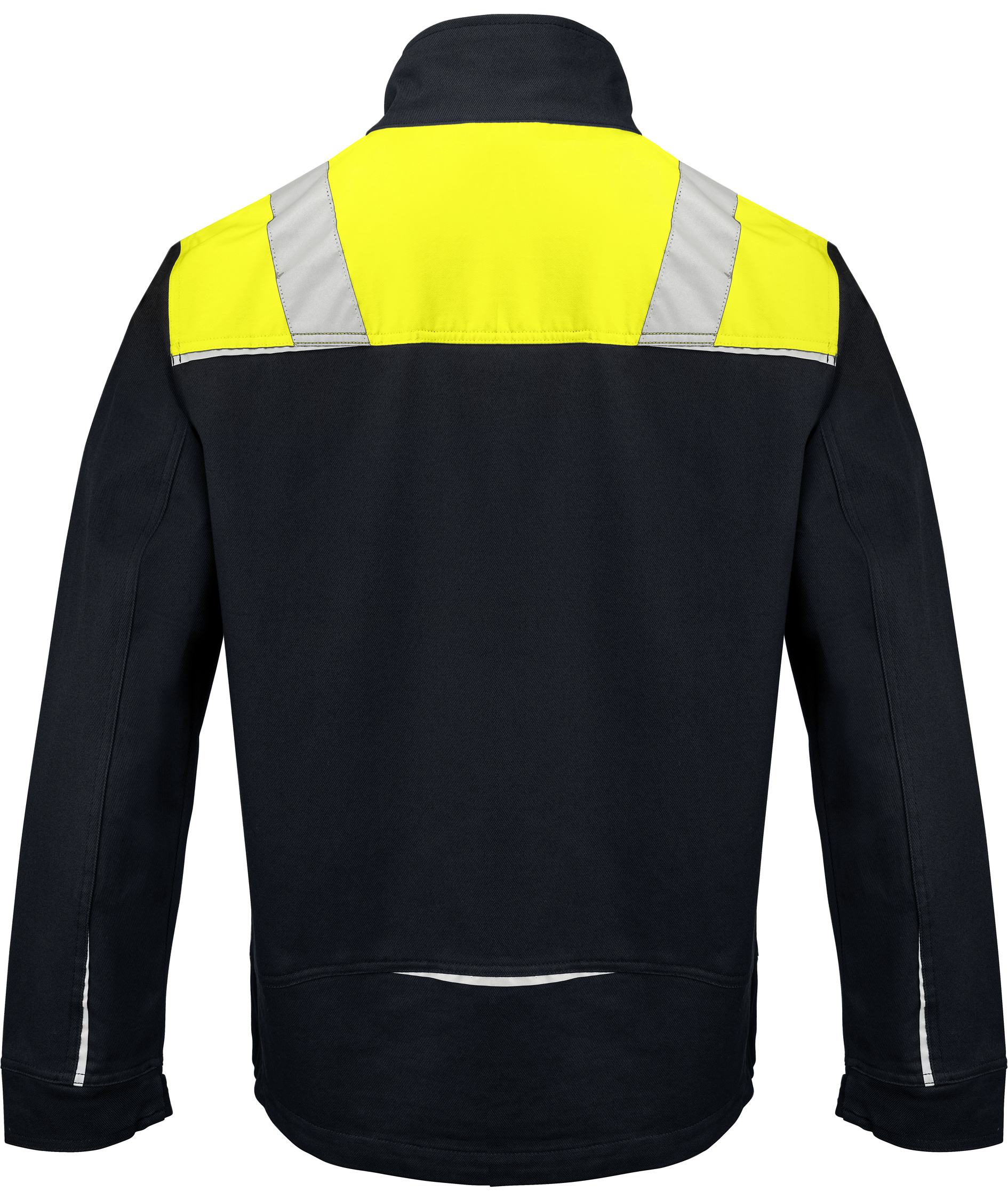 ProJob work jacket 5437 cotton, Black/Yellow