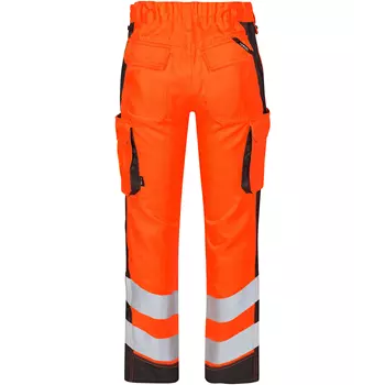 Engel Safety Light work trousers, Hi-vis orange/Grey