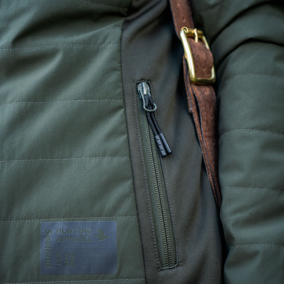 Seeland Celsius Aia Heat vatteret damejakke, Pine green, large image number 10