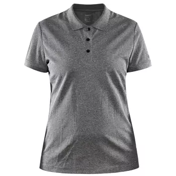 Craft Core Unify dame polo T-shirt, Mørkegrå Melange