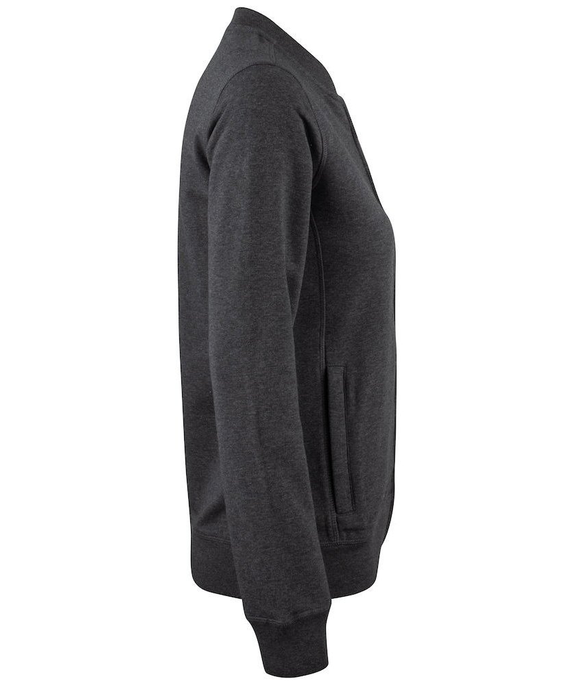 Clique Premium OC women's cardigan, Antracit Grey, large image number 2