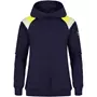 Tranemo FR hoodie dam, Varsel yellow/marinblå