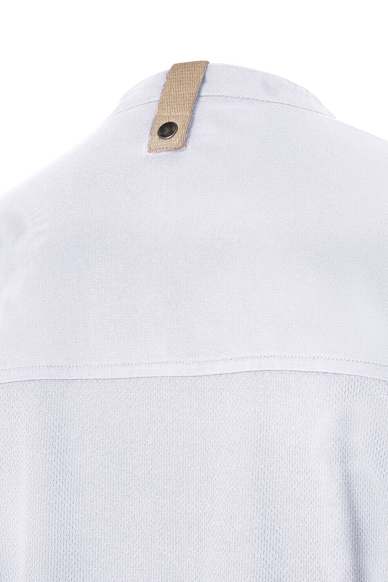 Karlowsky Green-Generation kort&aelig;rmet dame kokkejakke, White , large image number 5