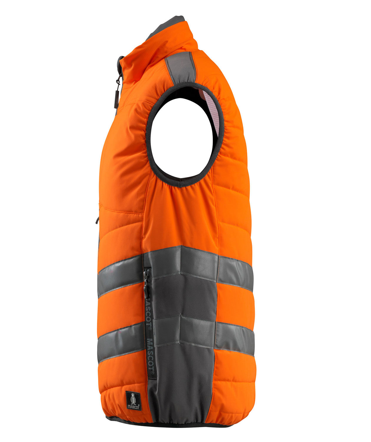 Mascot Safe Supreme Grimsby quilted vest, Hi-vis Orange/Dark anthracite