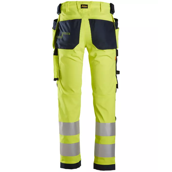 Snickers AllroundWork craftsman trousers 6243, Hi-Vis Yellow/Navy, large image number 1