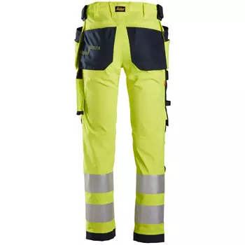 Snickers AllroundWork craftsman trousers 6243, Hi-Vis Yellow/Navy