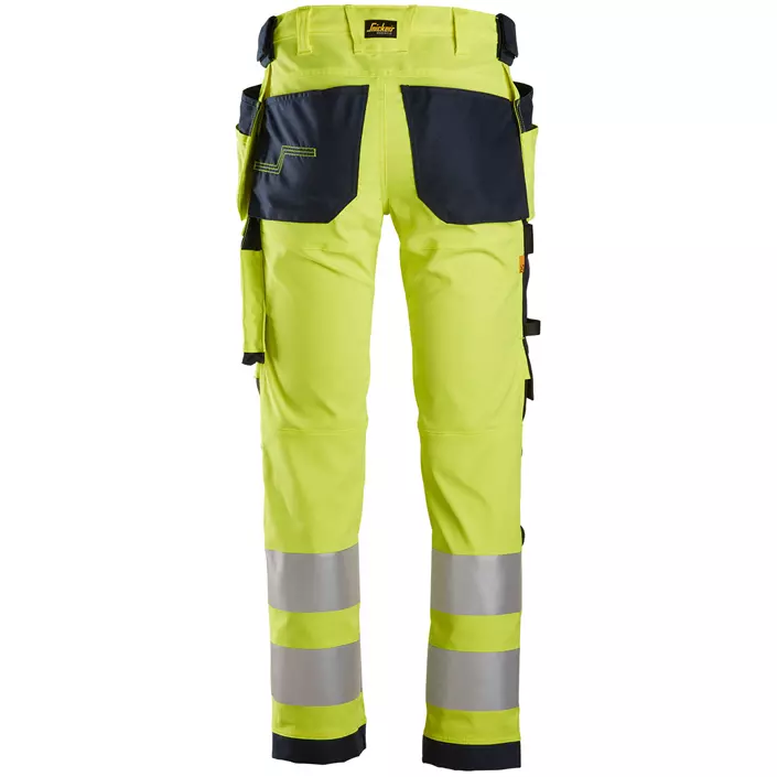Snickers AllroundWork craftsman trousers 6243, Hi-Vis Yellow/Navy, large image number 1