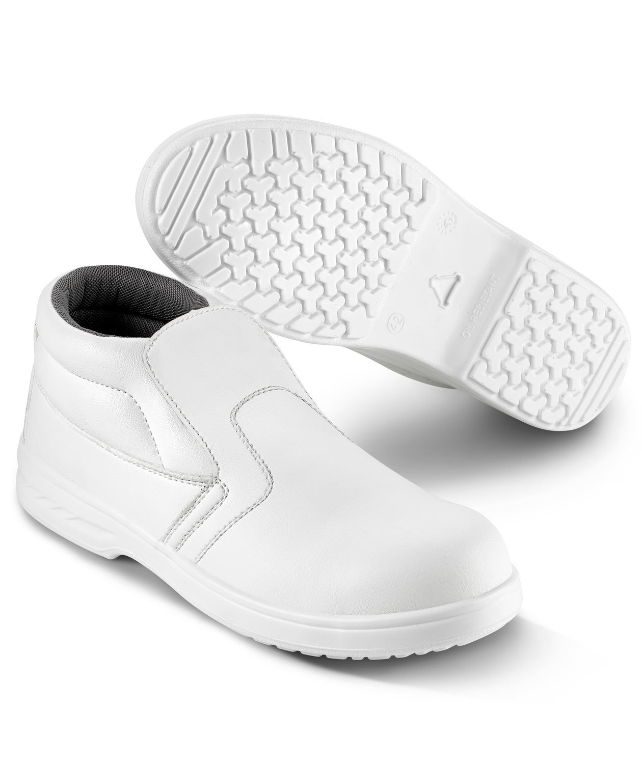 2. sortering Sika Select Slip-On vernest&oslash;vletter S2, Hvit