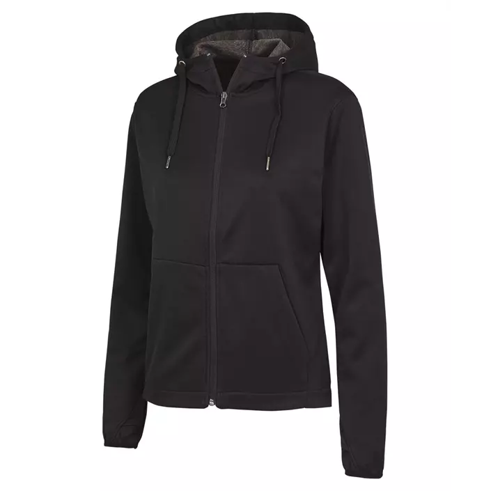 IK hoodie med lynlås til børn, Black, large image number 0