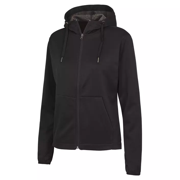 IK hoodie med lynlås til børn, Black, large image number 0