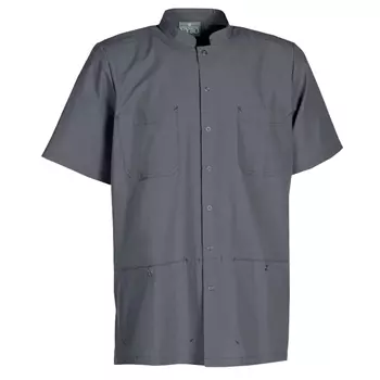 Nybo Workwear Nature short-sleeved shirt, Charcoal