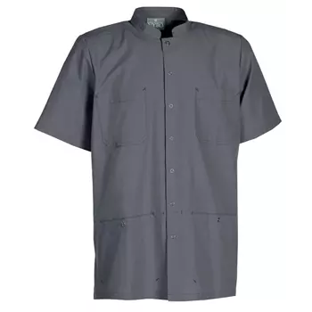 Nybo Workwear Nature short-sleeved shirt, Charcoal