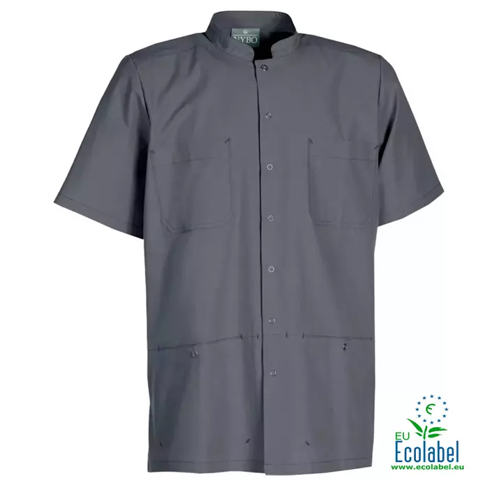 Nybo Workwear Nature kortärmad skjorta, Koksgrå, large image number 0