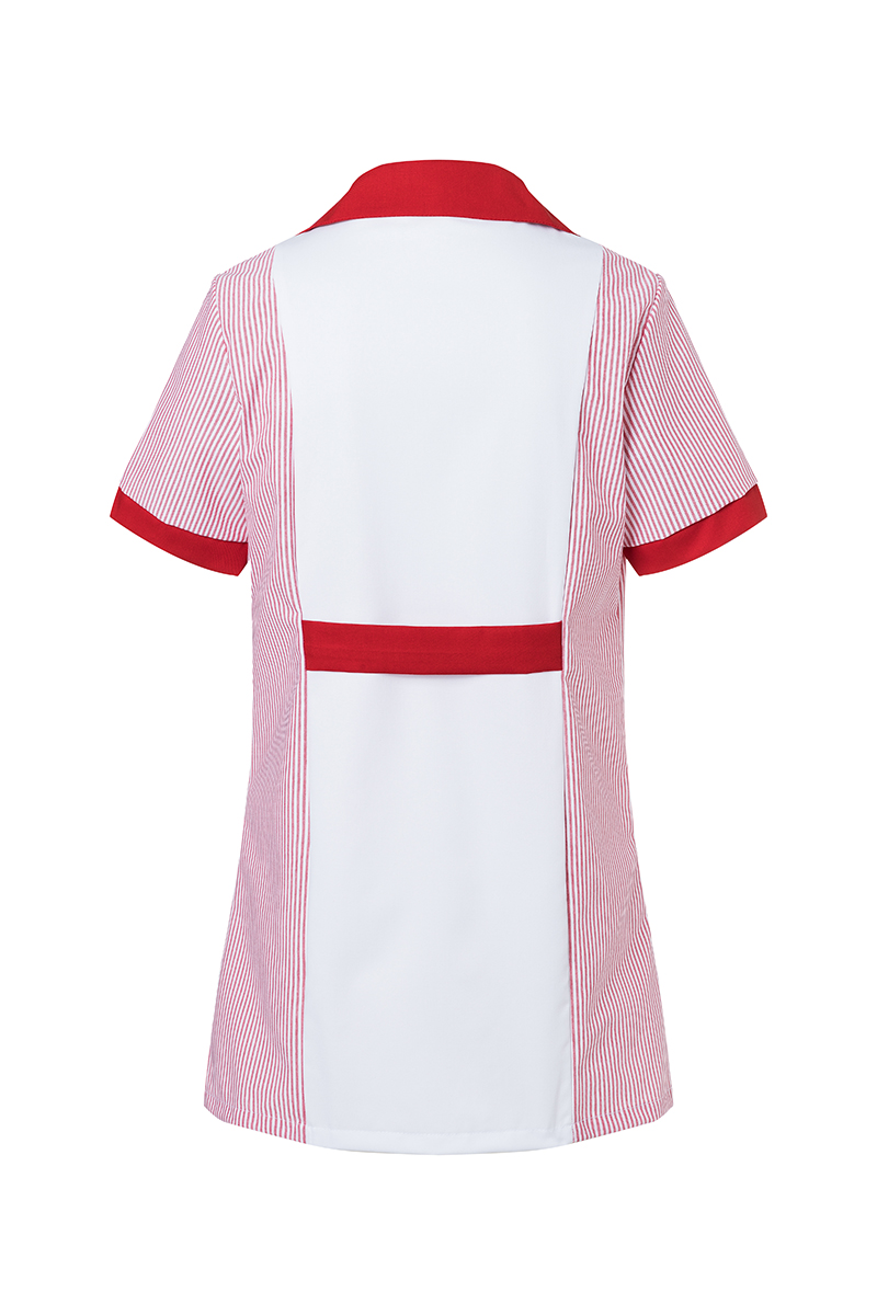 Karlowsky Penelope kort&aelig;rmet dame tunika, White/red