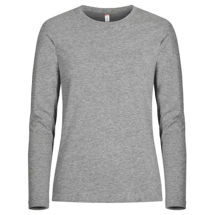 Clique women's Premium Fashion long-sleeved T-shirt, Grey melange, large image number 0