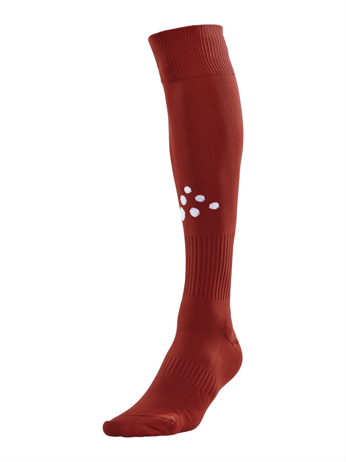 Craft Squad Solid football socks, Red, Red, swatch