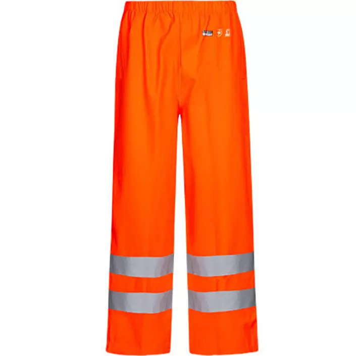 Lyngsøe rain trousers, Hi-vis Orange, large image number 0