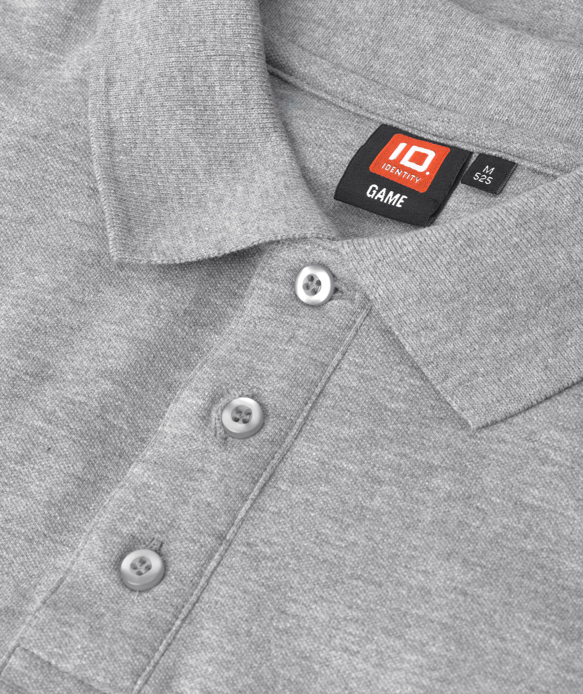 ID Stretch poloshirt, Grey Melange, large image number 3