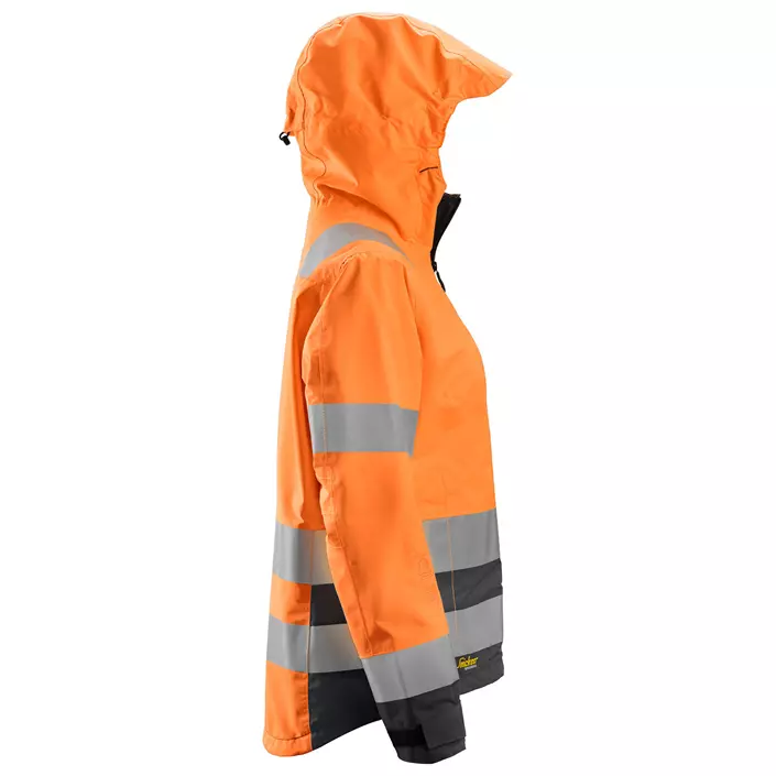 Snickers AllroundWork women's shell jacket 1347, Hi-Vis Orange/Steel Grey, large image number 2