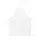 Segers 5986 bib apron, White, White, swatch