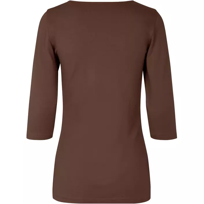 ID 3/4-Ärmliges Damen Stretch T-Shirt, Mocca, large image number 1