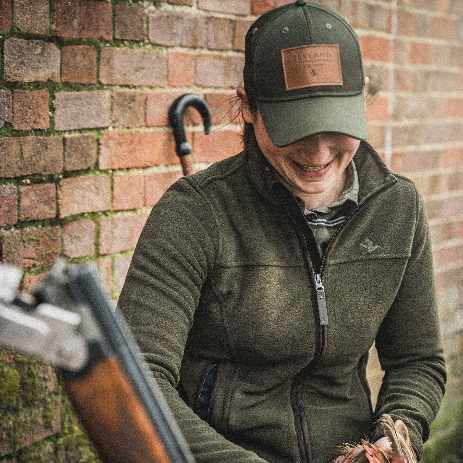 Seeland Woodcock Ivy woman's fleece jacket, Pine Green Melange