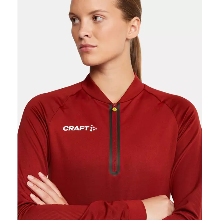 Craft Extend halfzip women's training pullover, Rhubarb, large image number 4