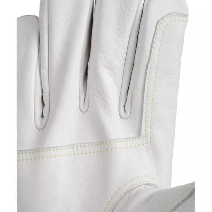 Tegera 88800 leather heat resistant gloves, White, large image number 1