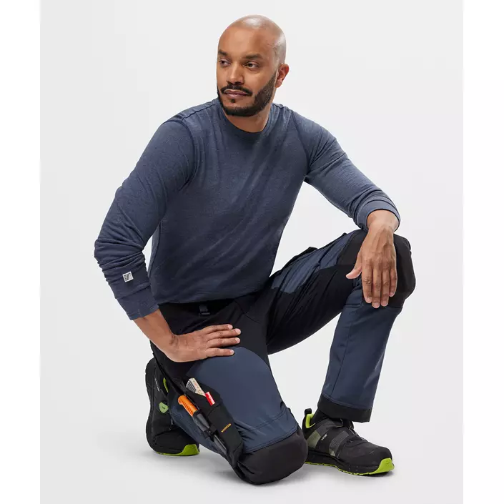 Snickers AllroundWork arbetsbyxa 6375 full stretch, Navy/black, large image number 8