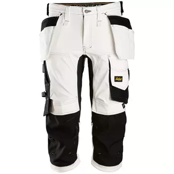 Snickers AllroundWork craftsman knee pants 6142, White/Black