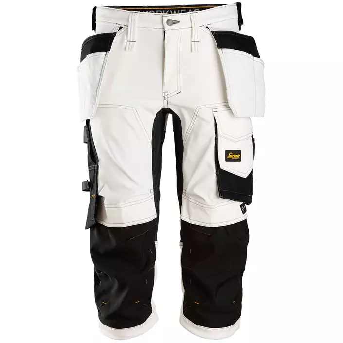 Snickers AllroundWork craftsman knee pants 6142, White/Black, large image number 0