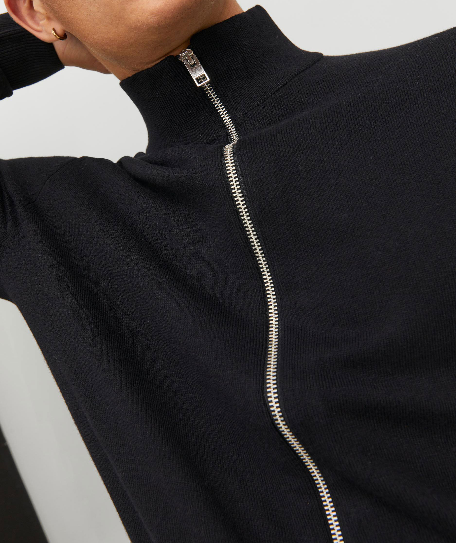 Jack & Jones JJEEMIL knitted cardigan, Black, large image number 5