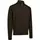Deerhunter Harrington half zip strikket genser med merinoull, Brown Melange, Brown Melange, swatch