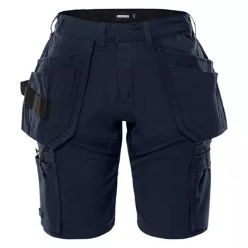 Fristads women's craftsman shorts 2601 GLWS, Dark Marine Blue