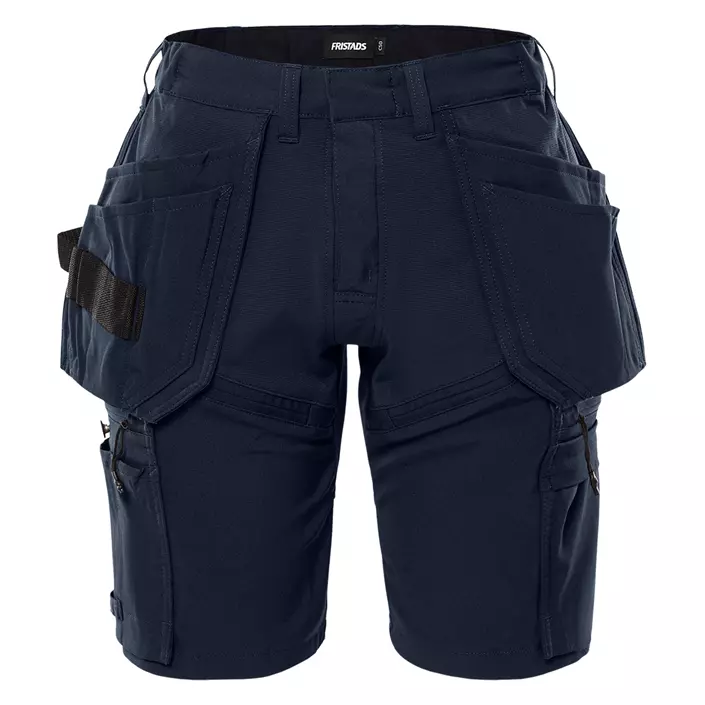 Fristads women's craftsman shorts 2601 GLWS, Dark Marine Blue, large image number 0
