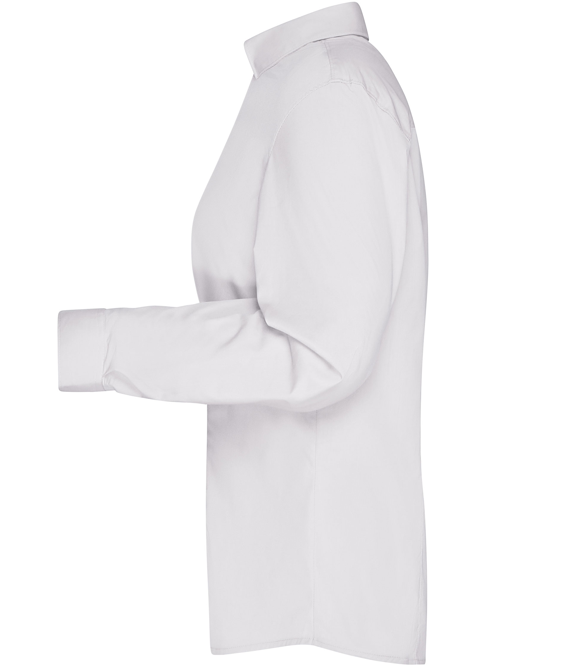 James & Nicholson modern fit women's shirt, White, large image number 3