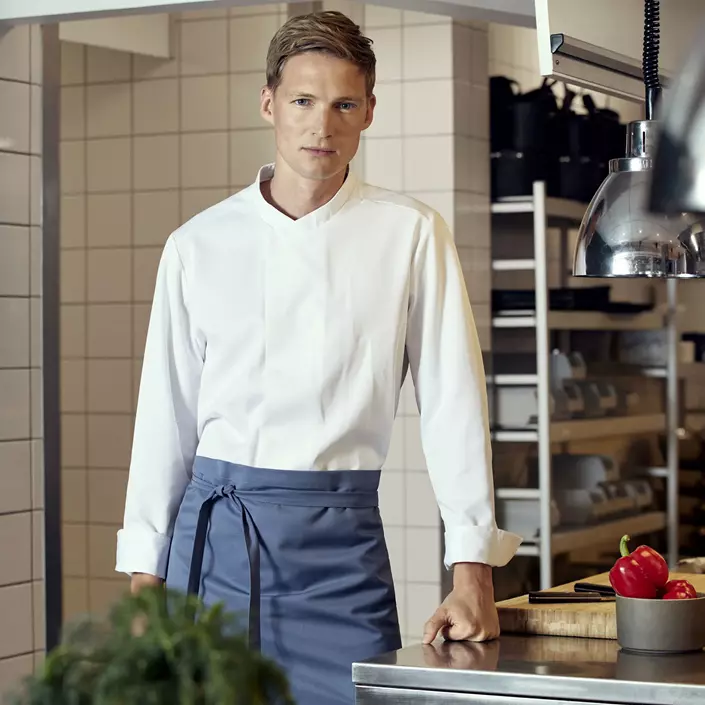 Kentaur kock-/serveringsjacka, Vit, large image number 1